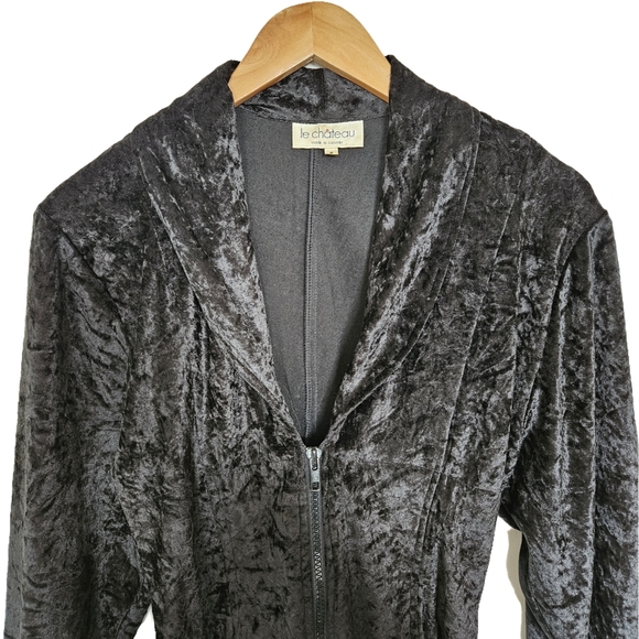 Vintage Le Chateau Velour Top - Picture 2 of 7